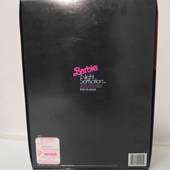 Rare Barbie Doll FAO Schwarz Night Sensation 1991 Mattel 2921 - Picture 5 of 6